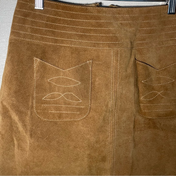 Free People Modern Love Suede Skirt | Size 2 - Picture 4 of 5